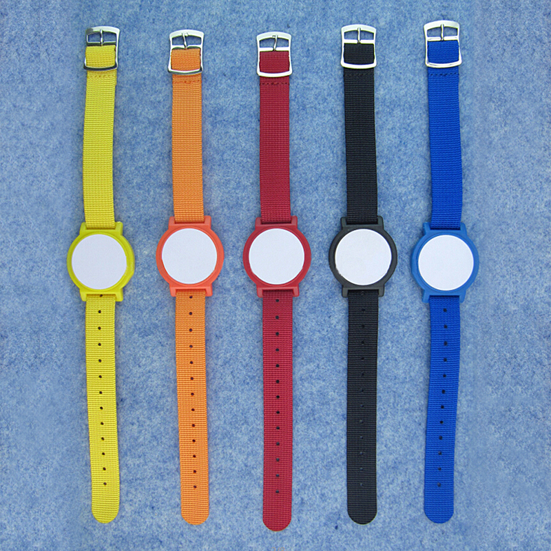 NL02 RFID NFC Nylon Wristband Adjustable Watch Buckle Bracelets