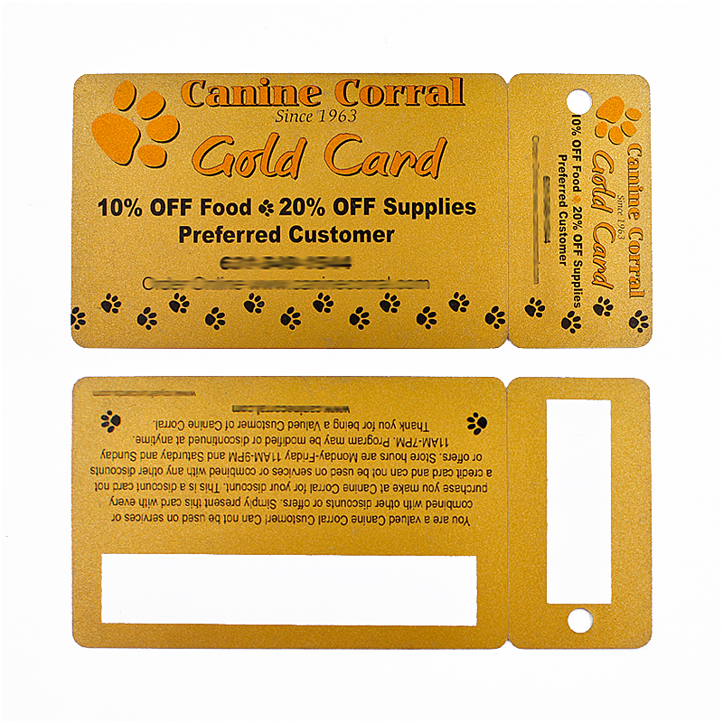 RFID Club Member PVC Combo Cards