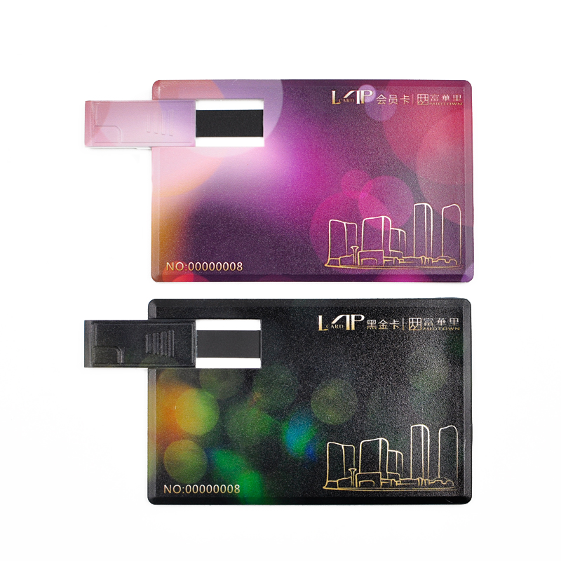 CMYK S50 RFID IC smart card with 8G capacity