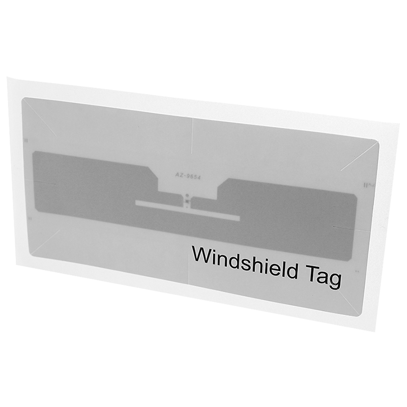 10 meters reading range disposable anti-tear RFID windshield tags