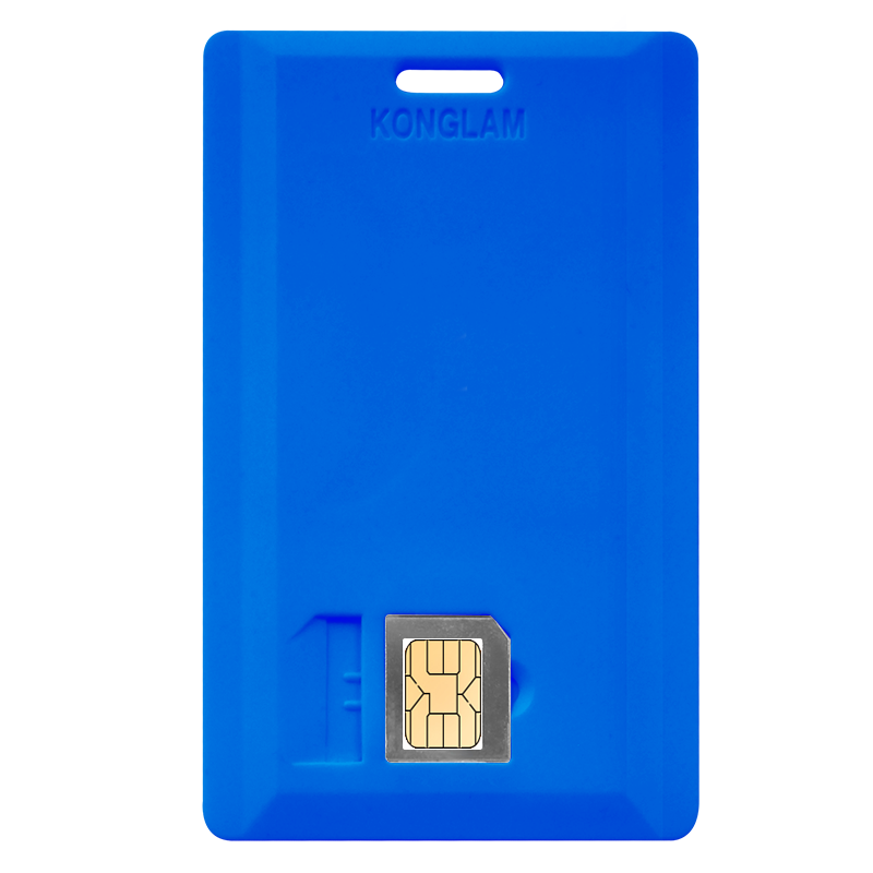 Colorful 13.56MHz HF RFID Campus card with SIM card slot