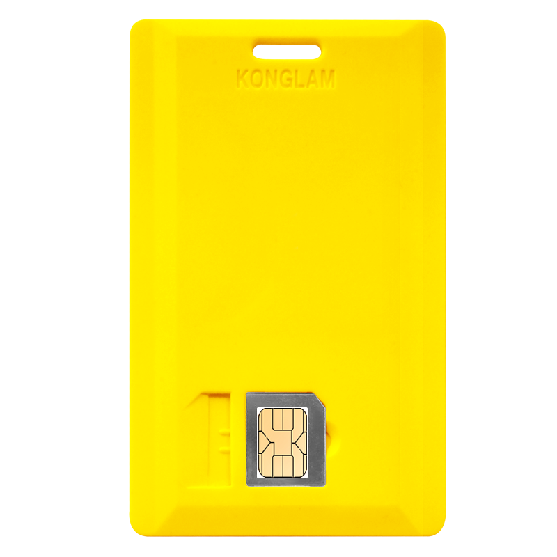 Colorful 13.56MHz HF RFID Campus card with SIM card slot