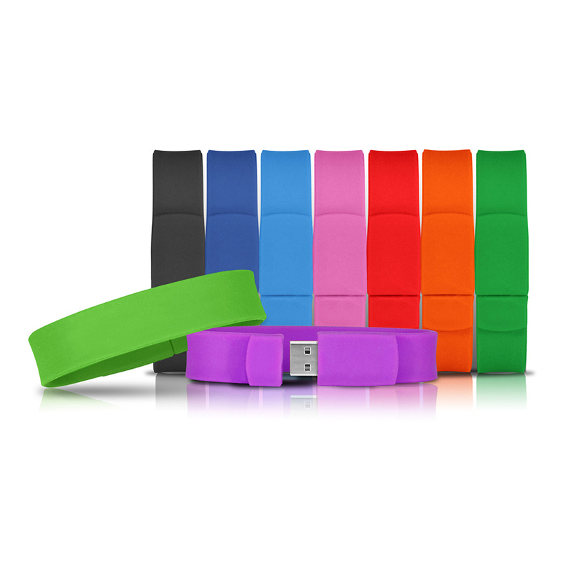 GJ20 RFID Usb Flash Drive Silicone Wristband USB Memory Stick Bracelet