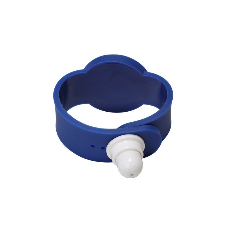 PVC03 RFID PVC Anti Tamper Wristband Adjustable Smartband for Children with Disposable Button