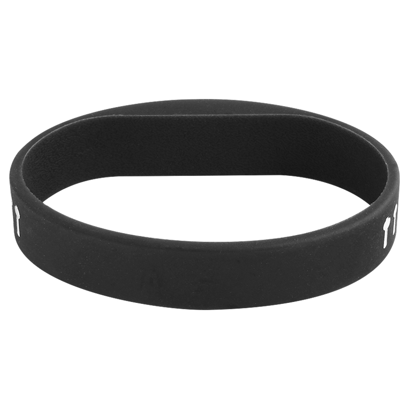 GJ01 RFID16mm Sport Silicone Wristband Oblate Hand Wrist