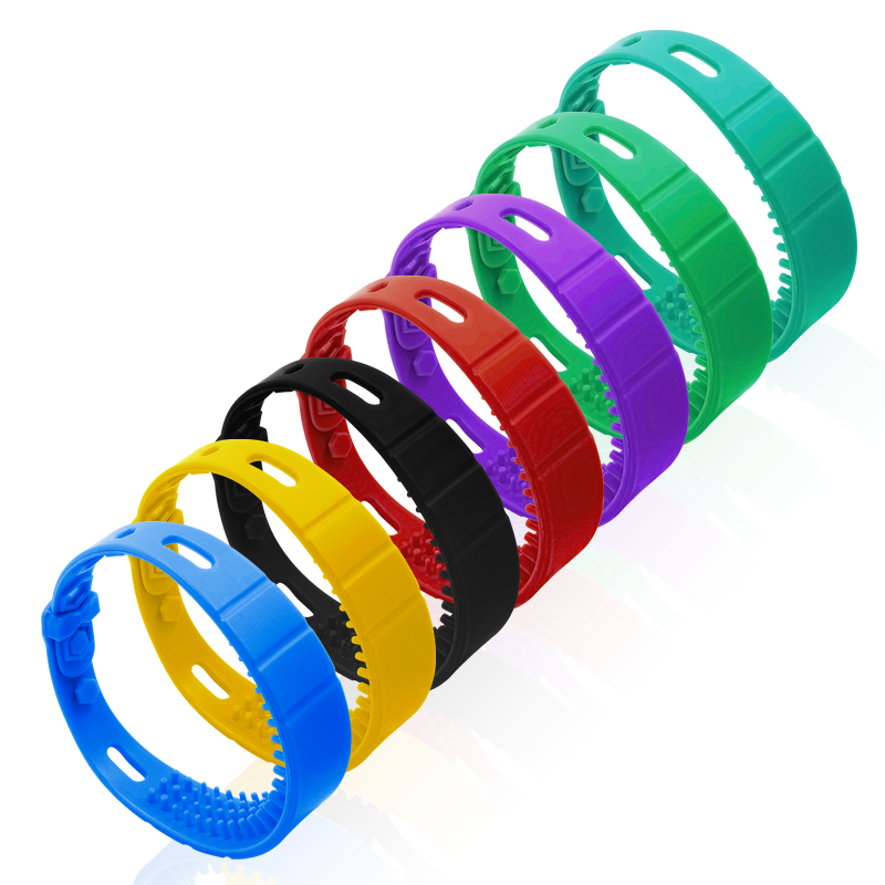 GJ03 RFID UHF Silicone Wristband Waterproof Remote Sensing Bracelets