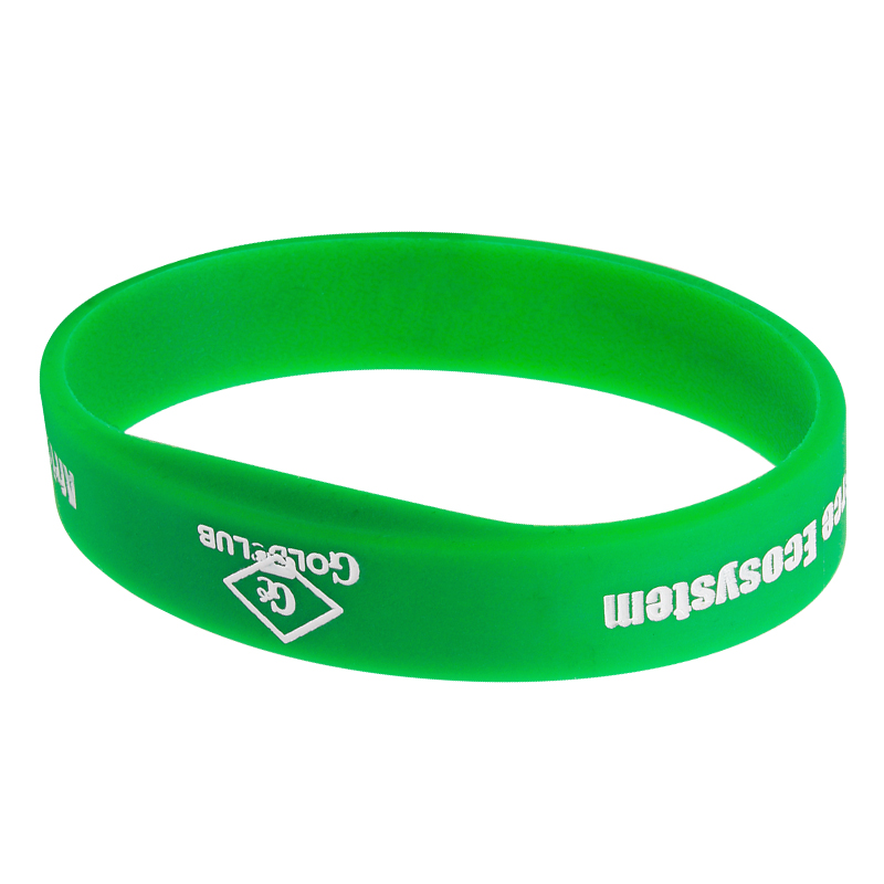 GJ01 RFID16mm Sport Silicone Wristband Oblate Hand Wrist