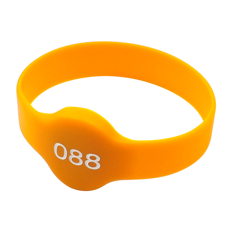 GJ11 RFID Silicone Waterproof Wristband with NFC Chip Round Bracelet