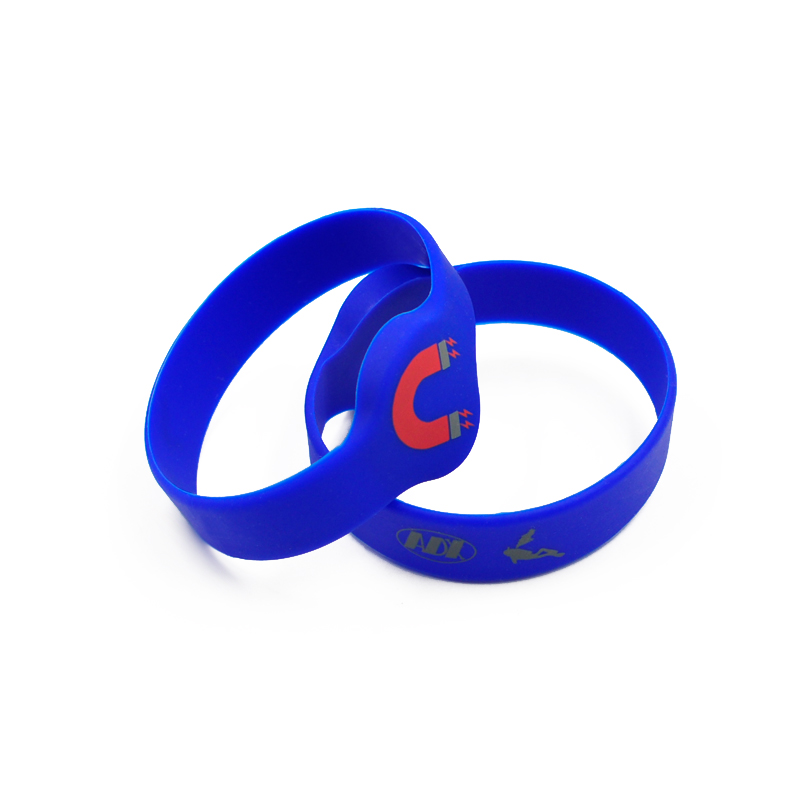 GJ11 RFID Silicone Waterproof Wristband with NFC Chip Round Bracelet