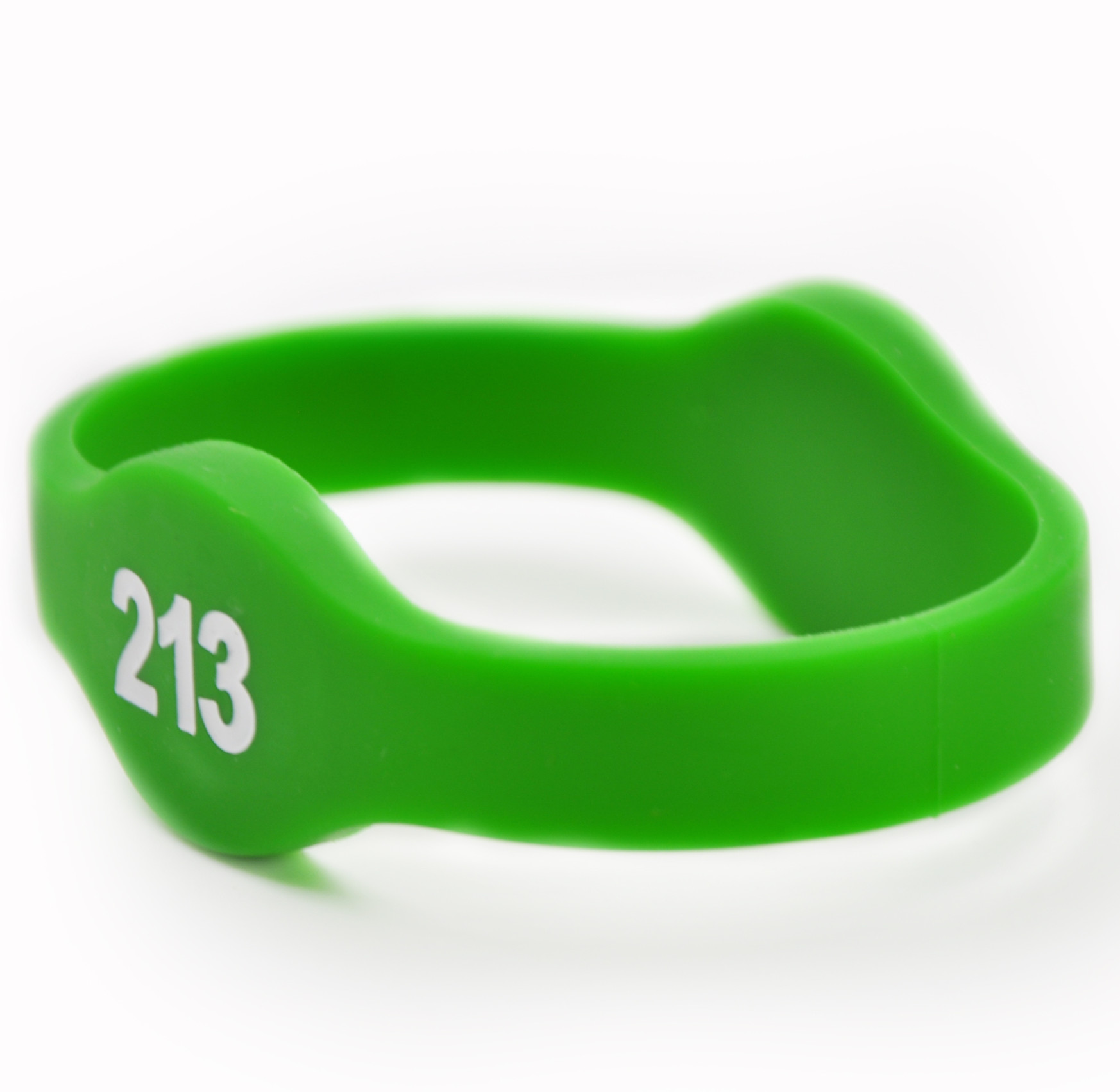 GJ15 RFID Dual Frenquency Silicone Wristband NFC Chip Double Sided Hand Wristband