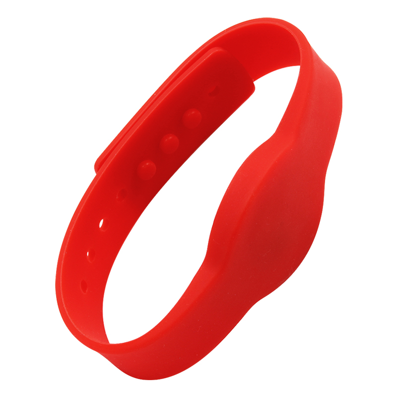 GJ13 RFID NFC Silicone Wristband Waterproof Buckle Bracelet