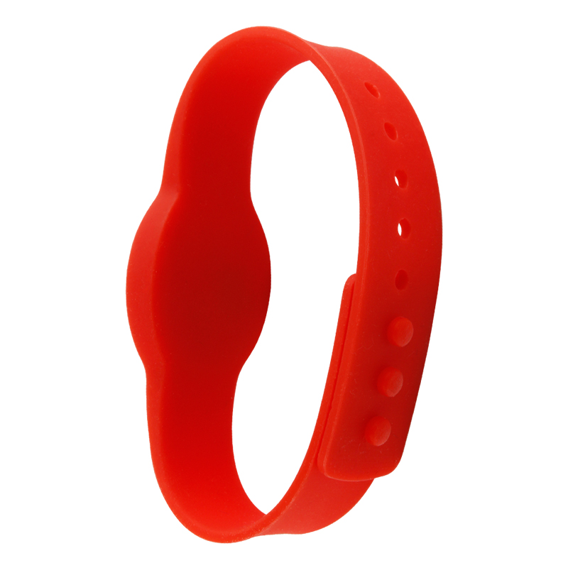GJ13 RFID NFC Silicone Wristband Waterproof Buckle Bracelet