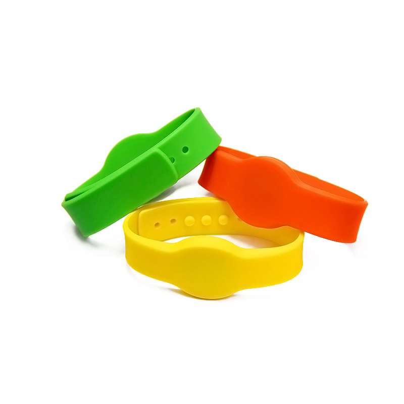 GJ13 RFID NFC Silicone Wristband Waterproof Buckle Bracelet