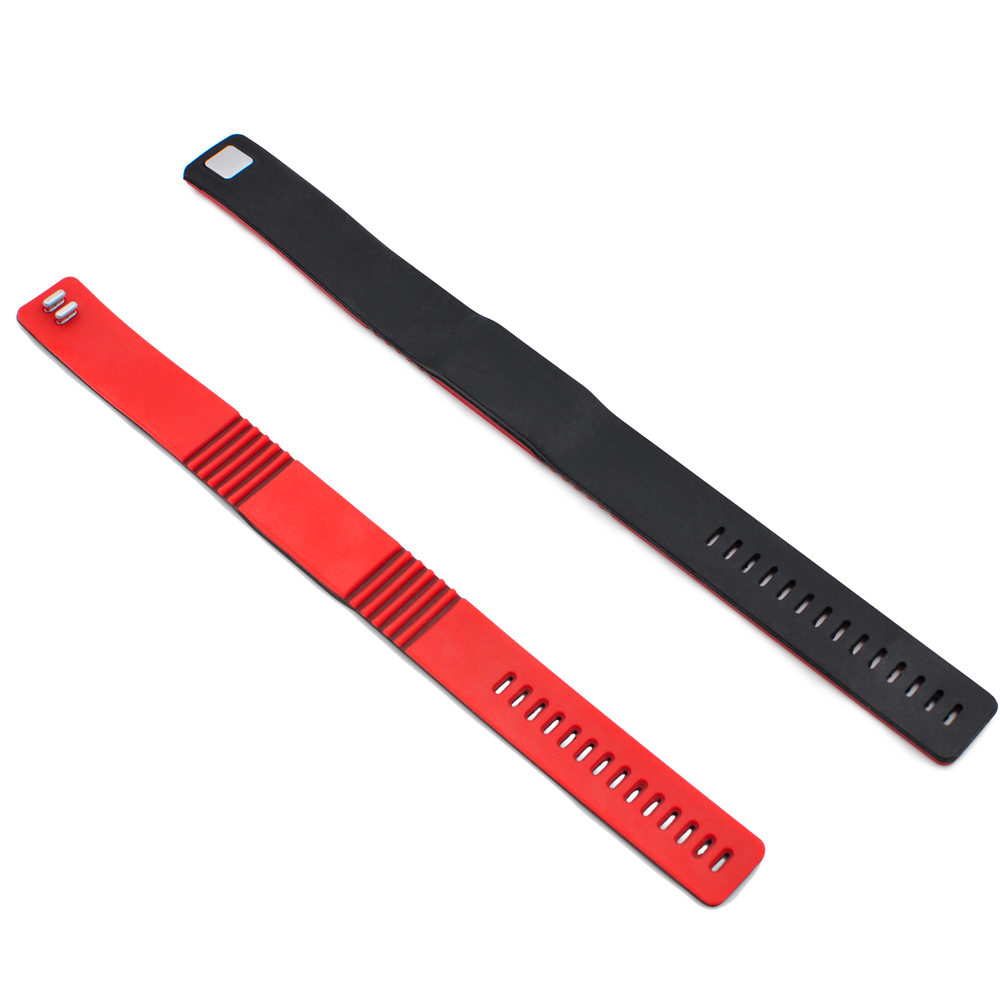 GJ18 RFID NFC Silicone Wristband Reusable Two-color Buckle Bracelets