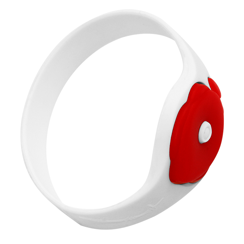 GJ100 RFID Customizable Silicone Wristband Waterproof NFC Bracelets