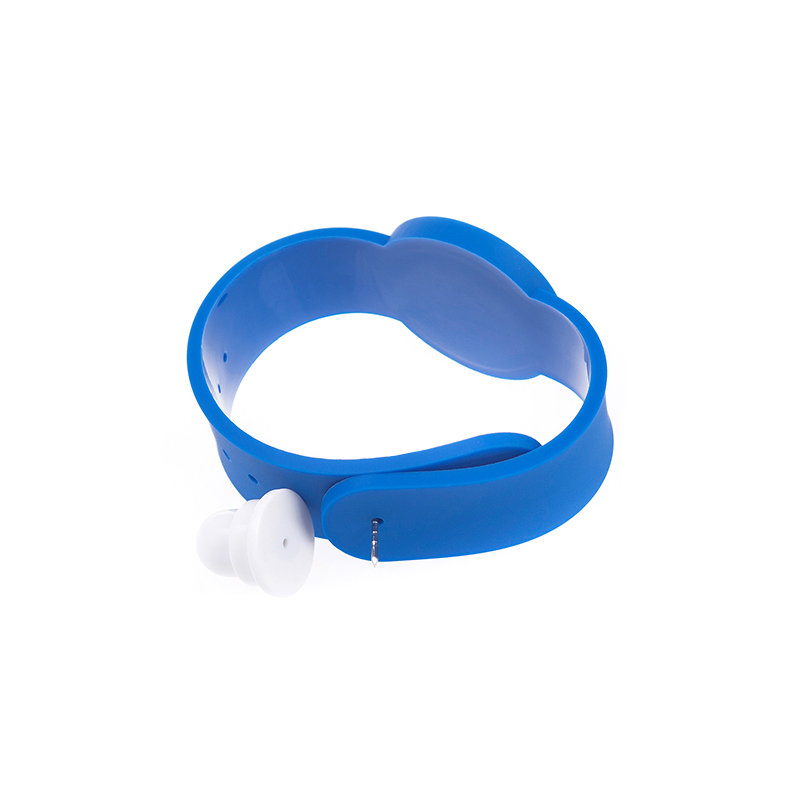 GJ12 RFID Anti Tamper Silicone Wristband Adjustable Bracelets for Children with Disposable Button