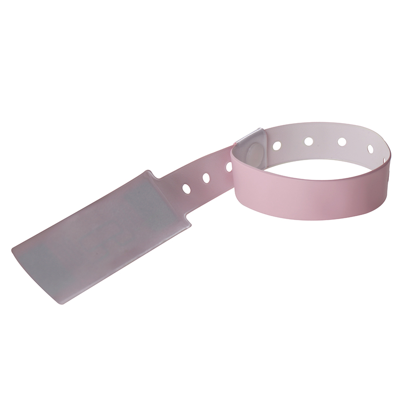 PVC01 RFID PVC Wristband NFC Sport Disposable Button Wristband