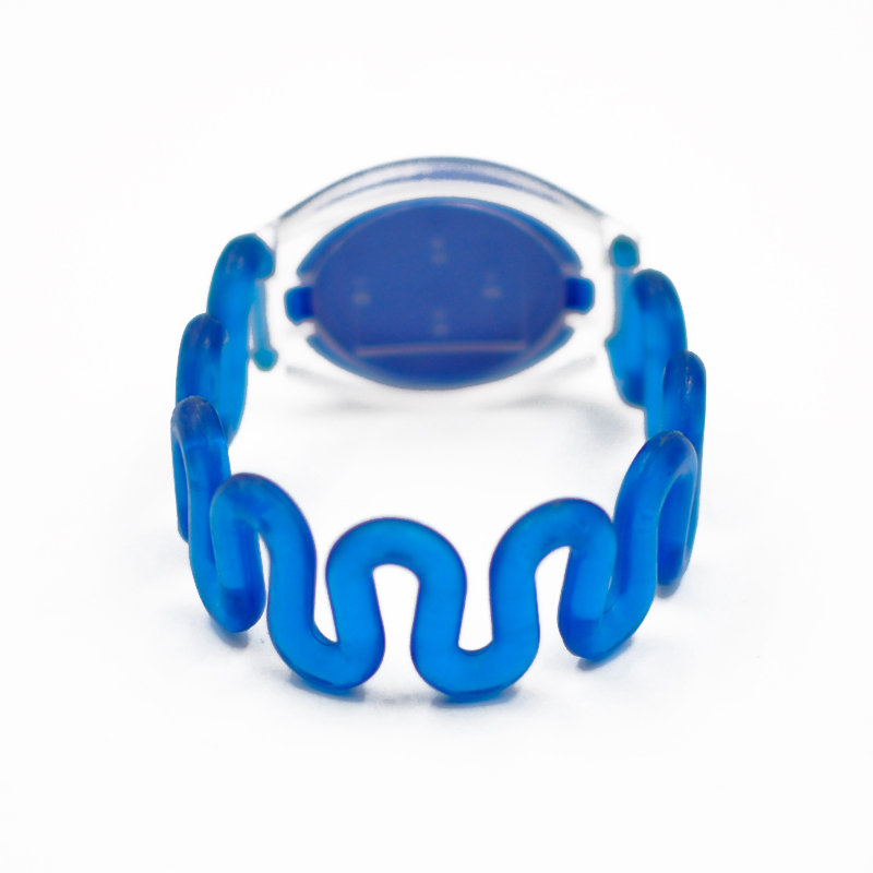 SJ01 RFID Waterproof Plastic Wristband Watch Type Bracelets