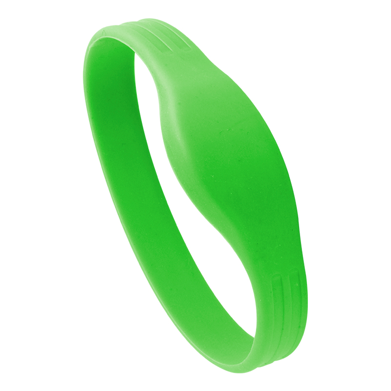 GJ04  RFID Waterproof Silicone Wristband Semicircular Bracelets