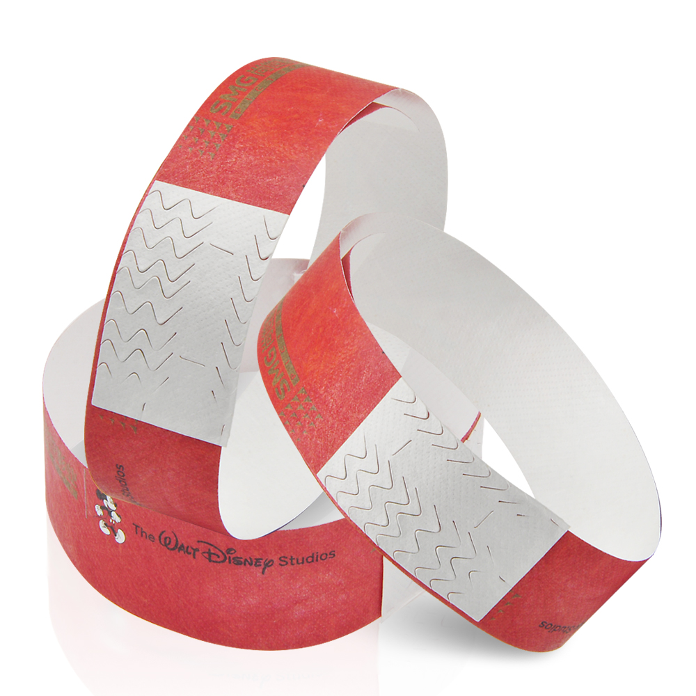 TK01 RFID NFC Sports Tyvek Wristband Disposable Tyvek Bracelets