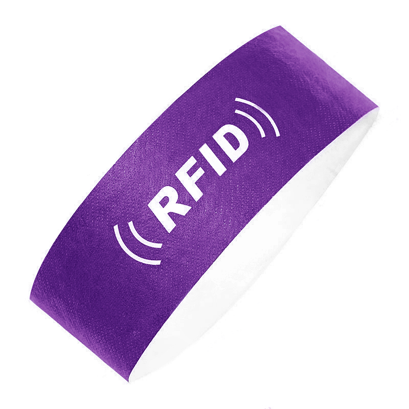 TK01 RFID NFC Sports Tyvek Wristband Disposable Tyvek Bracelets