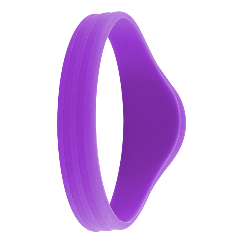GJ04  RFID Waterproof Silicone Wristband Semicircular Bracelets