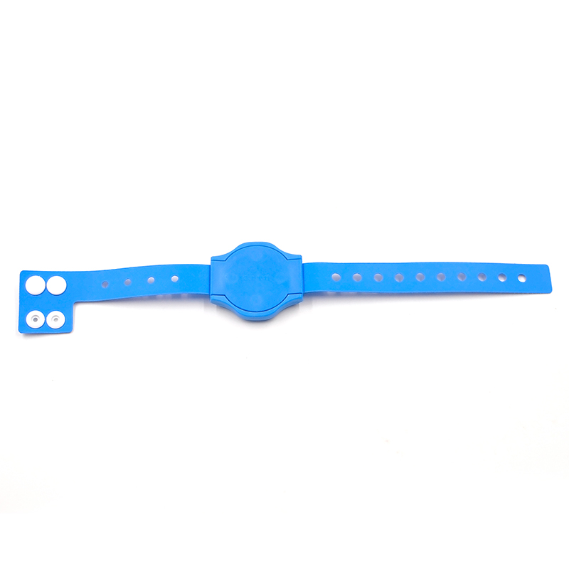 NJ01 RFID Waterproof Oxford Fabric Wristband  Anti-tamper Hand wrist Disposable Button Bracelets