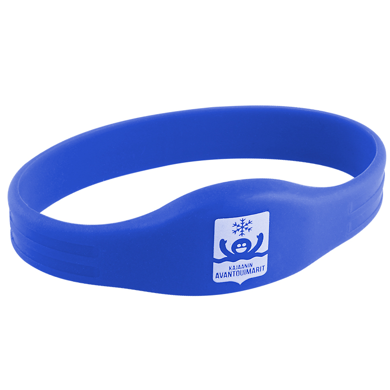 GJ04  RFID Waterproof Silicone Wristband Semicircular Bracelets