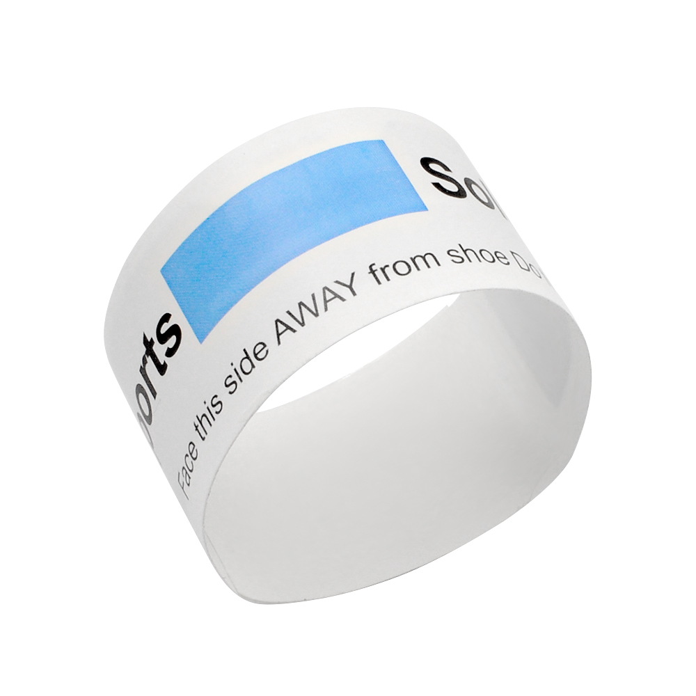 TK04 RFID NFC Sport Paper Wristband Disposable Thermal Paper Bracelets