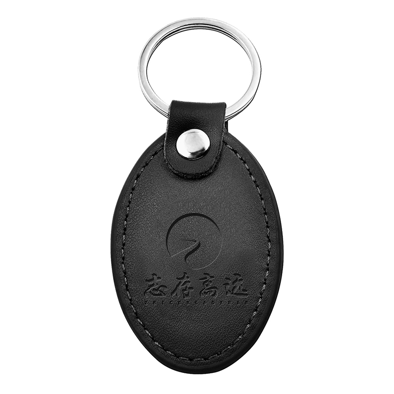 PG05 RFID leather Key Fob Waterproof Key Tag For access control