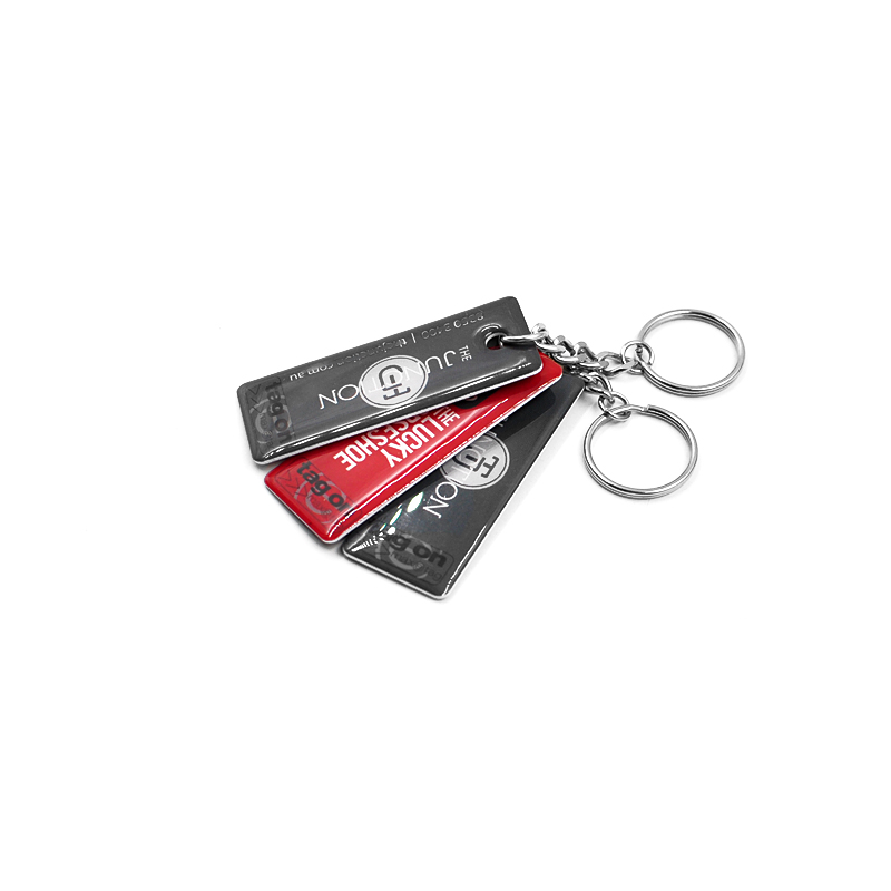 DJ16 RFID Epoxy Key fob Waterproof NFC key chain Crystal key holder