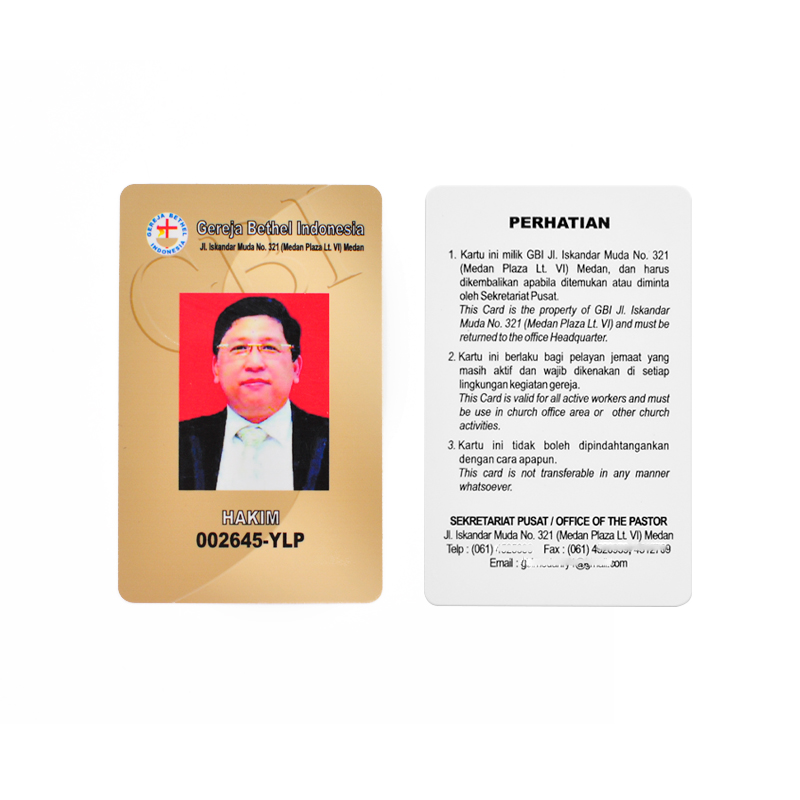 RFID PVC Portrait Card Smart Card NFC Printed Card timecard Employee's card