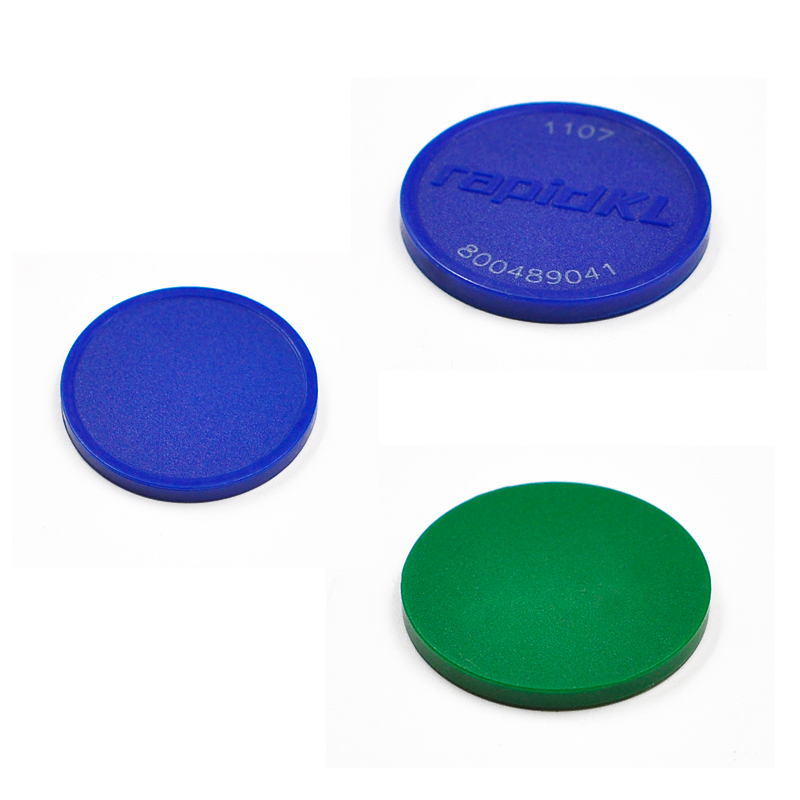RFID ABS Coin Card F08  S50 S70 Coin Tags for Access Control
