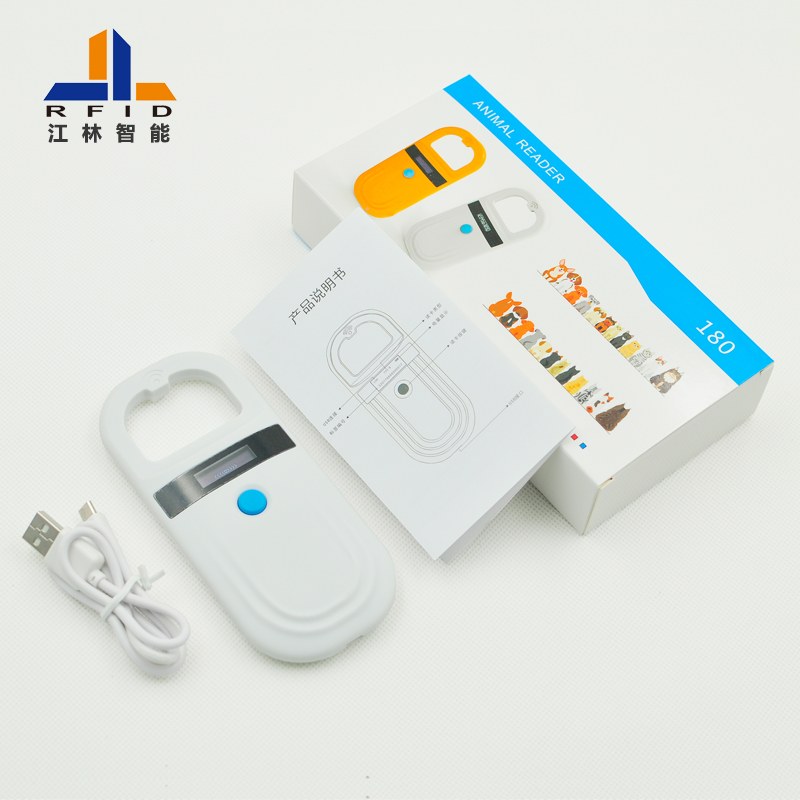 RFID ISO11784/5 FDX-B ID64 Animal Tags Reader Label Scanner Handheld Pet Identification Reader