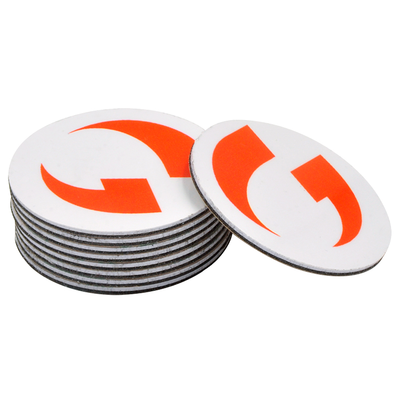 RFID PVC Anti-metal Coin Tags NFC EM4305 label for Asset management