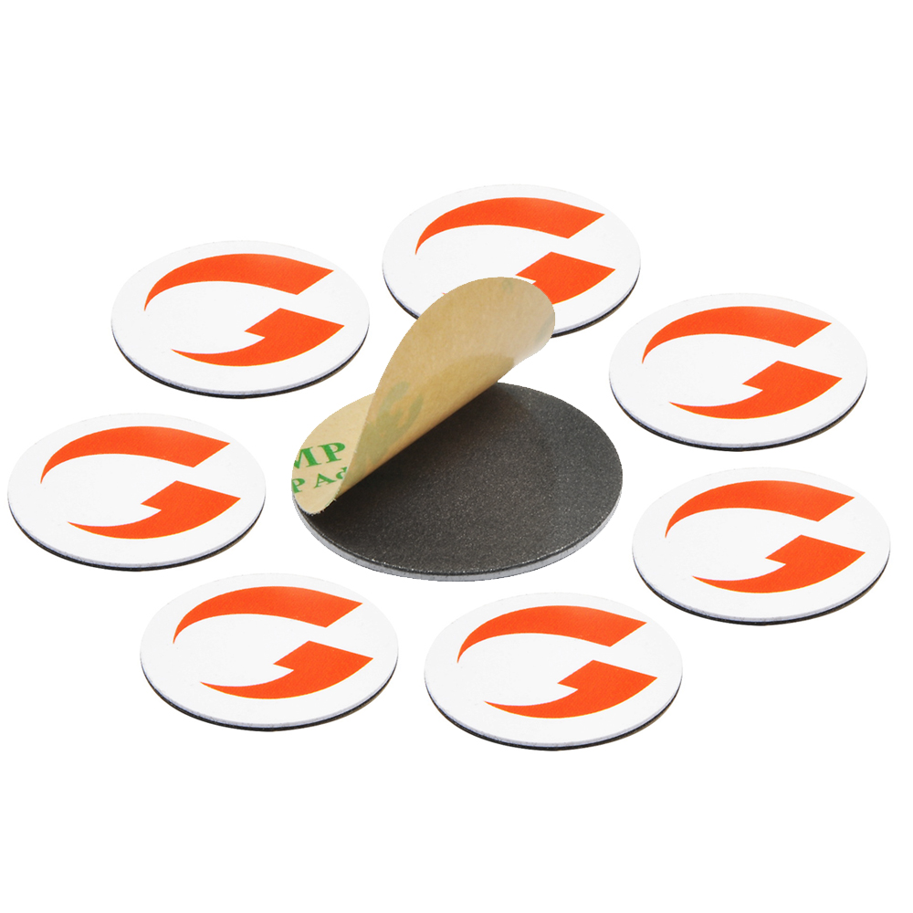 RFID PVC Anti-metal Coin Tags NFC EM4305 label for Asset management