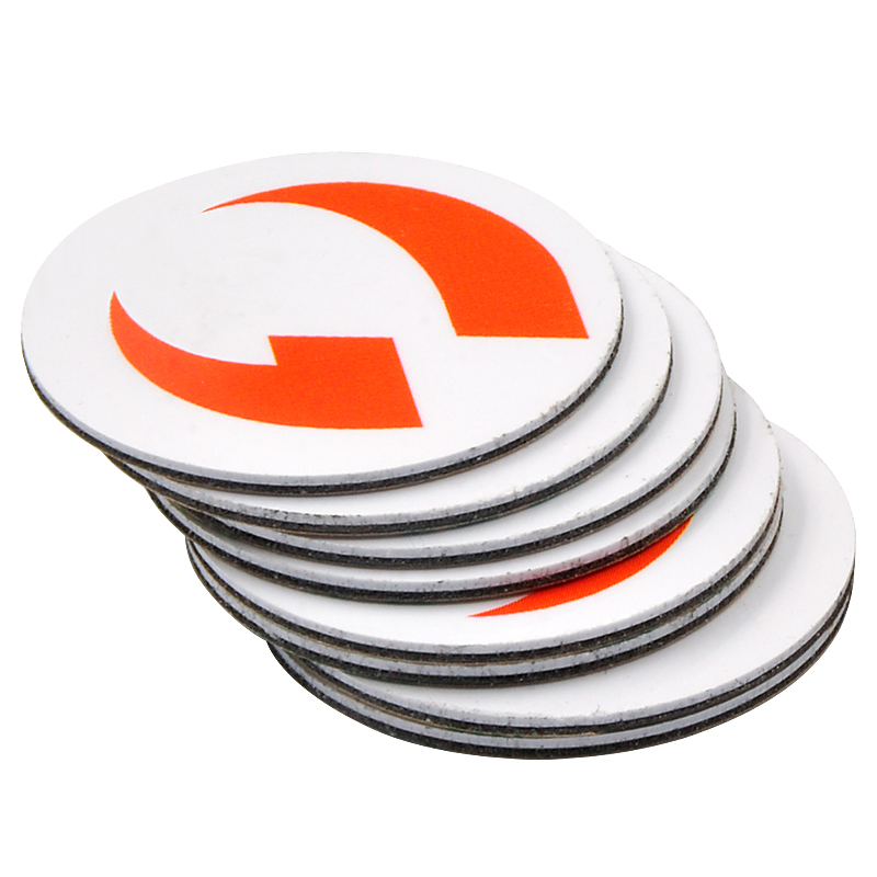 RFID PVC Anti-metal Coin Tags NFC EM4305 label for Asset management