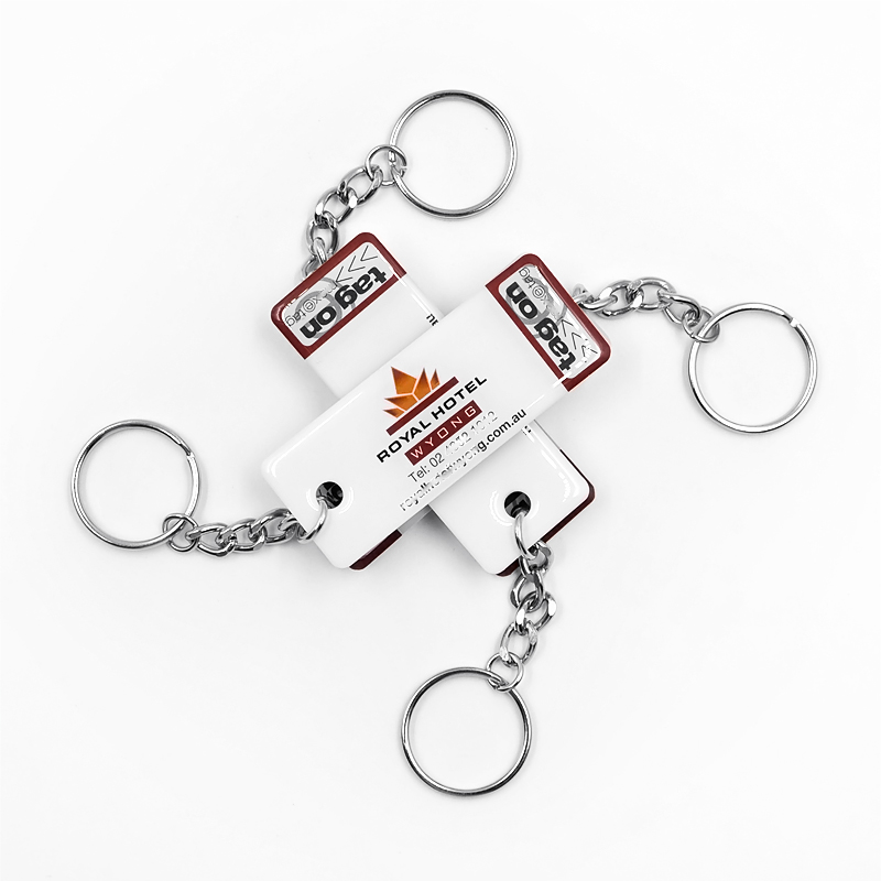 RFID EM4305 Crystal Epoxy Key fob NFC Card Waterproof key chain key holder for Access control,Payment