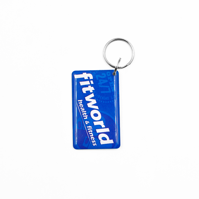 RFID Crystal Epoxy Key fob NFC TK4100 Card Waterproof key chain key holder for Access control,Payment