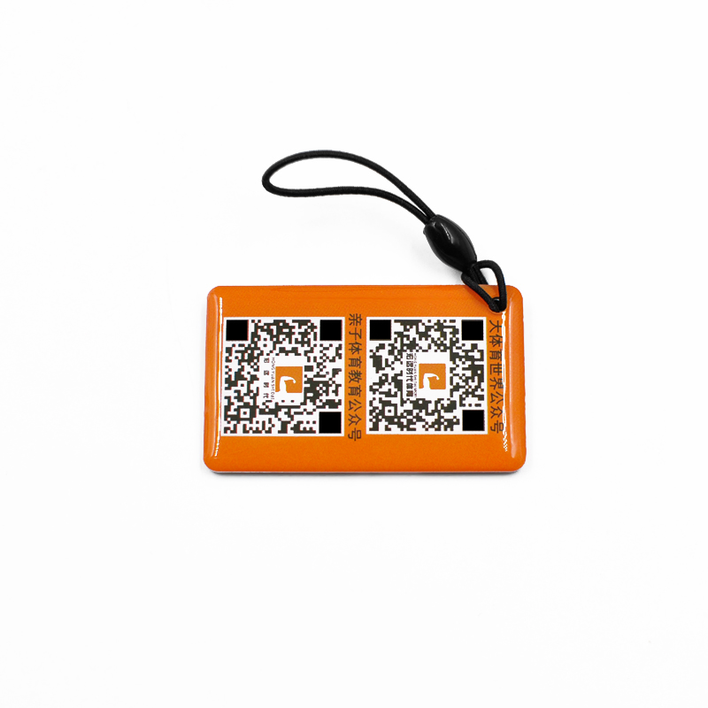 RFID TK4100 Crystal Epoxy Key fob NFC Card Waterproof key chain key holder for Access control,Payment