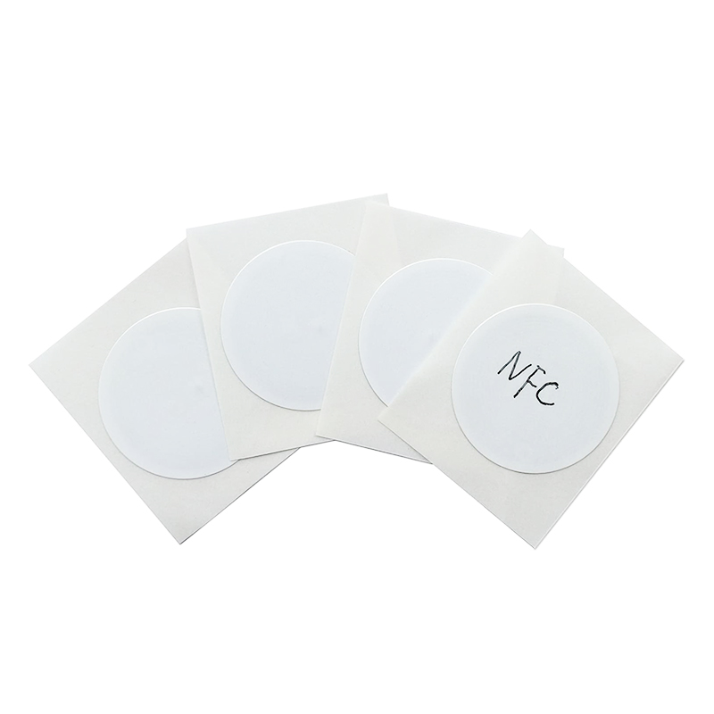 NFC Stickers NTAG215 Rewritable  Round25mm/1inch ,888 Bytes Programmable NFC Stickers