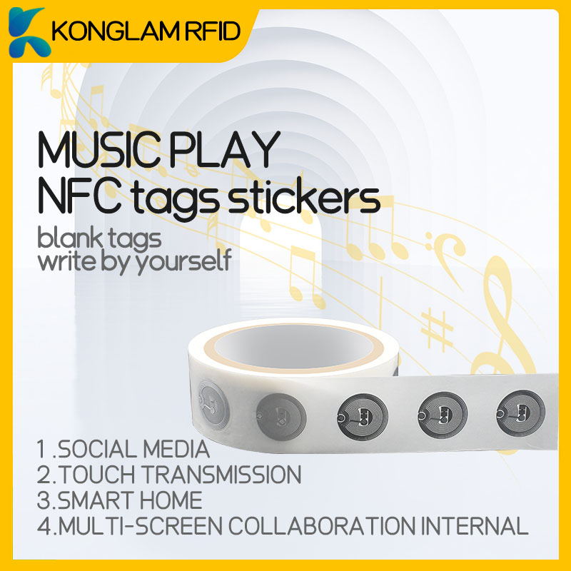20PCS NTAG213 NFC Stickers with NXP Chips, Perfect for Smart Home Trigger and Social Media Info Exchange