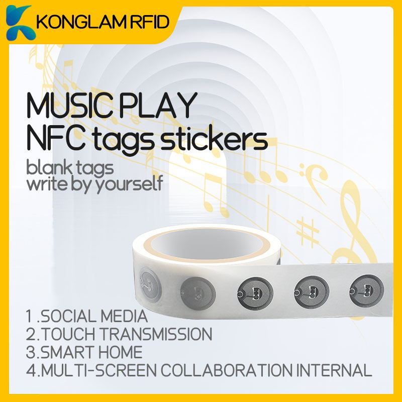 20PCS NTAG213 NFC Stickers with NXP Chips, Perfect for Smart Home Trigger and Social Media Info Exchange