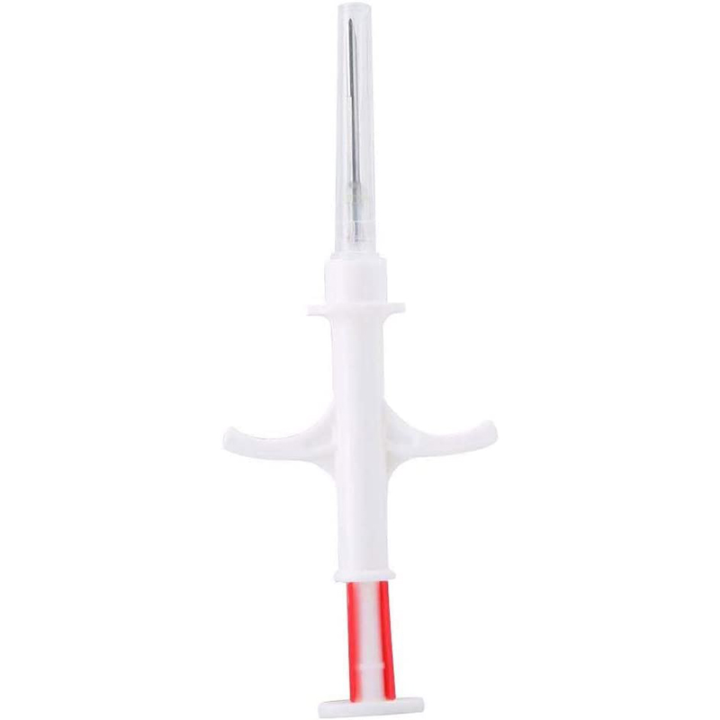RFID 134.2KHz FDX-B Glass tag with Syringe Animal Electronic tags for Animal management